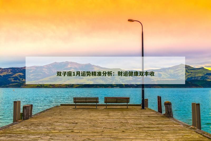 双子座1月运势精准分析：财运健康双丰收