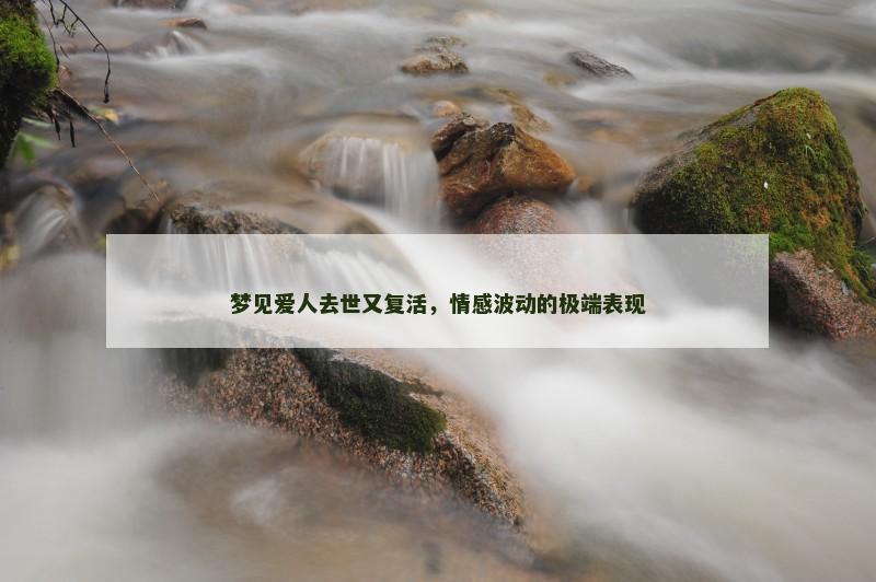 梦见爱人去世又复活，情感波动的极端表现