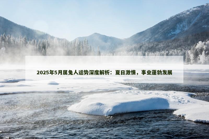 2025年5月属兔人运势深度解析：夏日激情，事业蓬勃发展