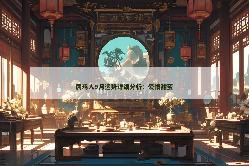 属鸡人9月运势详细分析：爱情甜蜜