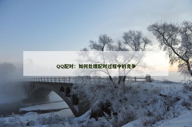 QQ配对：如何处理配对过程中的竞争