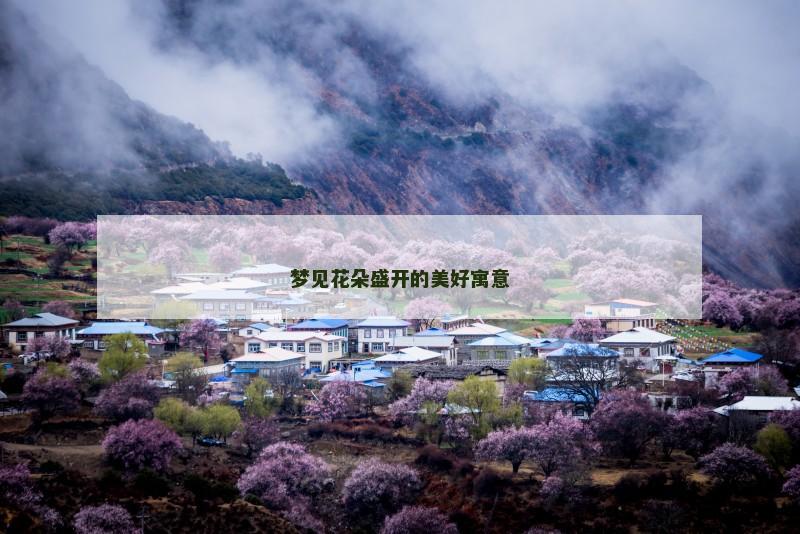 梦见花朵盛开的美好寓意