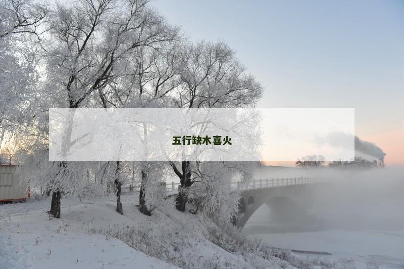 五行缺木喜火