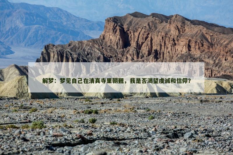 解梦：梦见自己在清真寺里朝觐，我是否渴望虔诚和信仰？