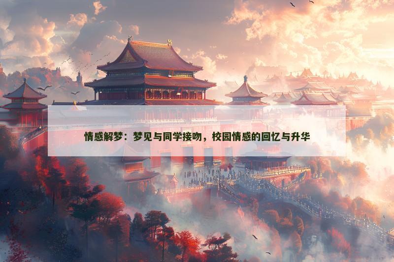 情感解梦：梦见与同学接吻，校园情感的回忆与升华