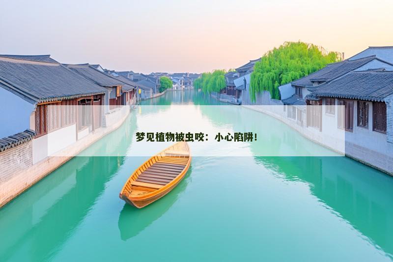 梦见植物被虫咬:小心陷阱! 梦见植物被虫咬:小心陷阱!