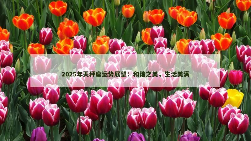 2025年天秤座运势展望:和谐之美,生活美满 2025年天秤座运势展望:和谐之美,生活美满