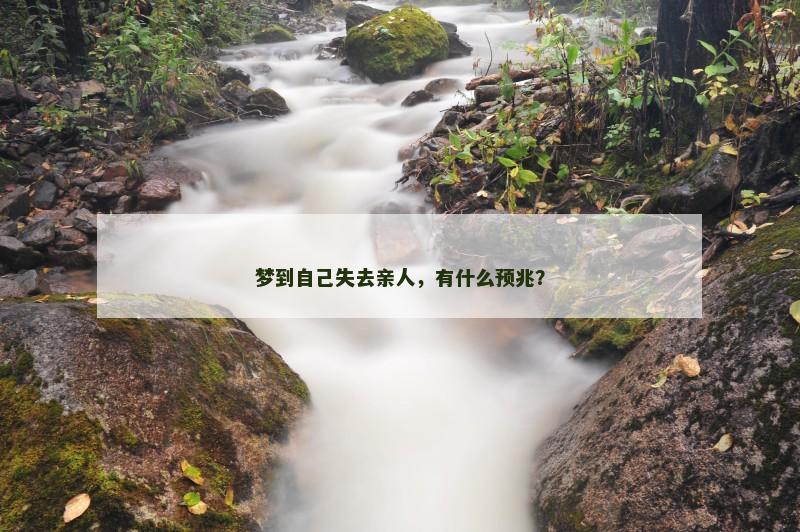 梦到自己失去亲人,有什么预兆? 梦到自己失去亲人,有什么预兆?