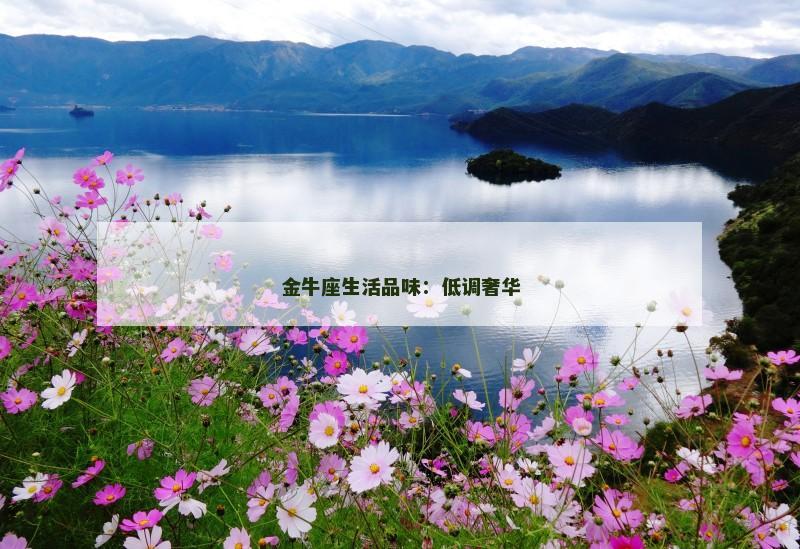 金牛座生活品味：低调奢华