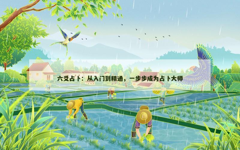 六爻占卜:从入门到精通,一步步成为占卜大师 六爻占卜:从入门到精通,一步步成为占卜大师