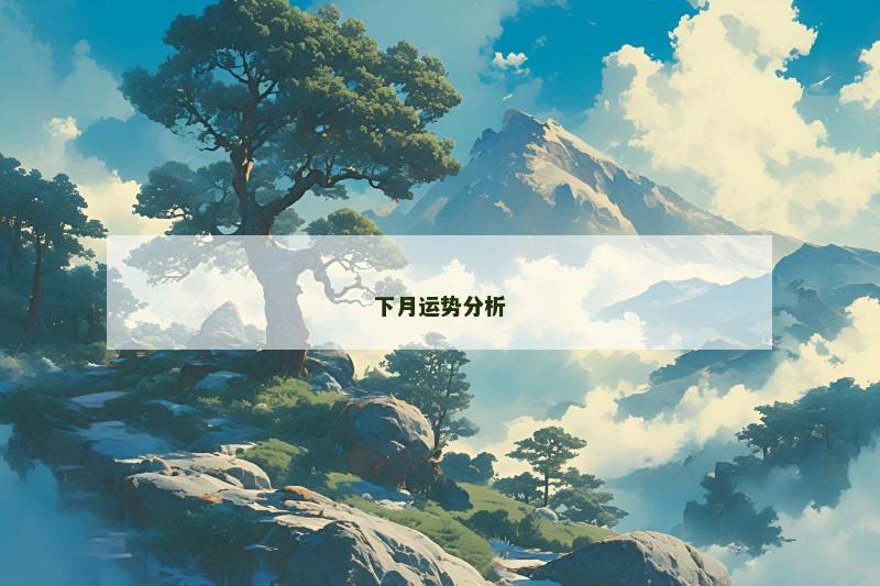 下月运势分析