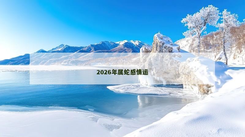 2026年属蛇感情运