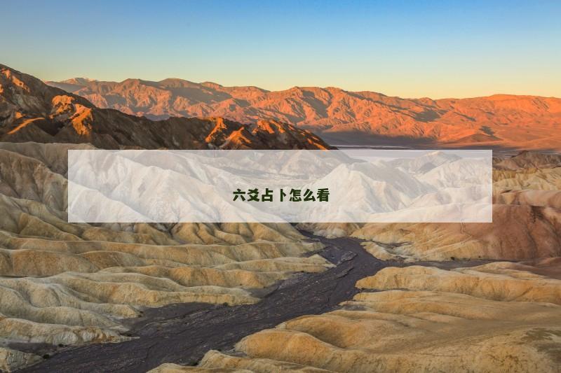 六爻占卜怎么看