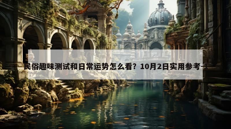 民俗趣味测试和日常运势怎么看？10月2日实用参考