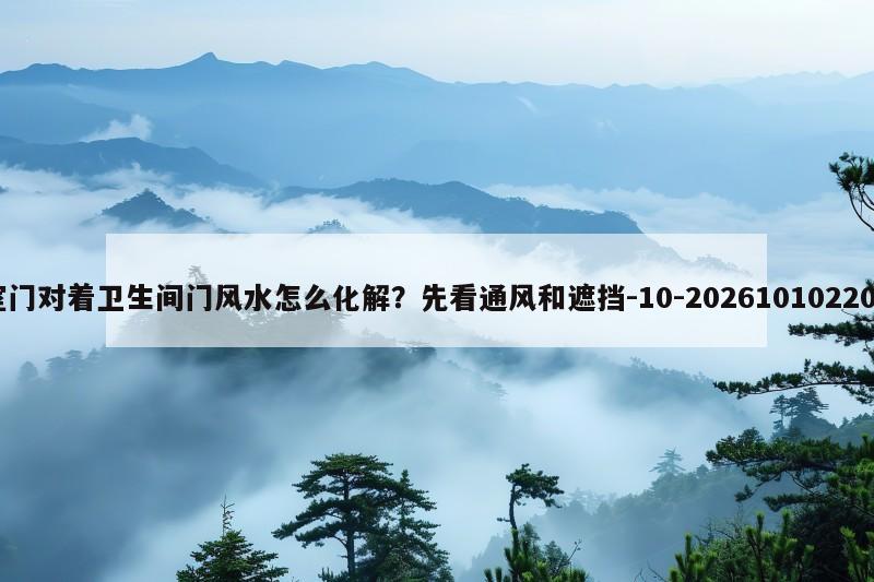 卧室门对着卫生间门风水怎么化解？先看通风和遮挡