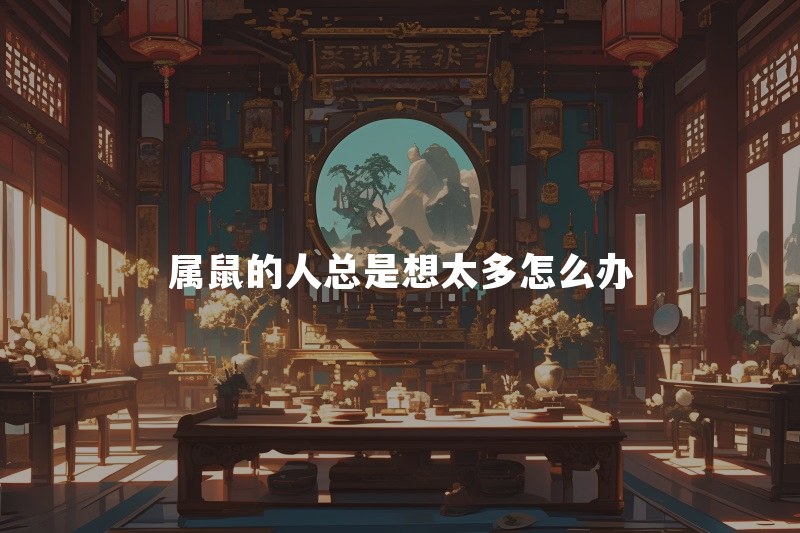 属鼠的人总是想太多怎么办？遇到事情容易焦虑怎么调整