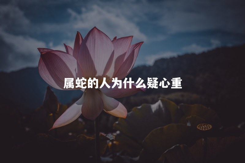 属蛇的人为什么疑心重？恋爱中总是不信任对方怎么办