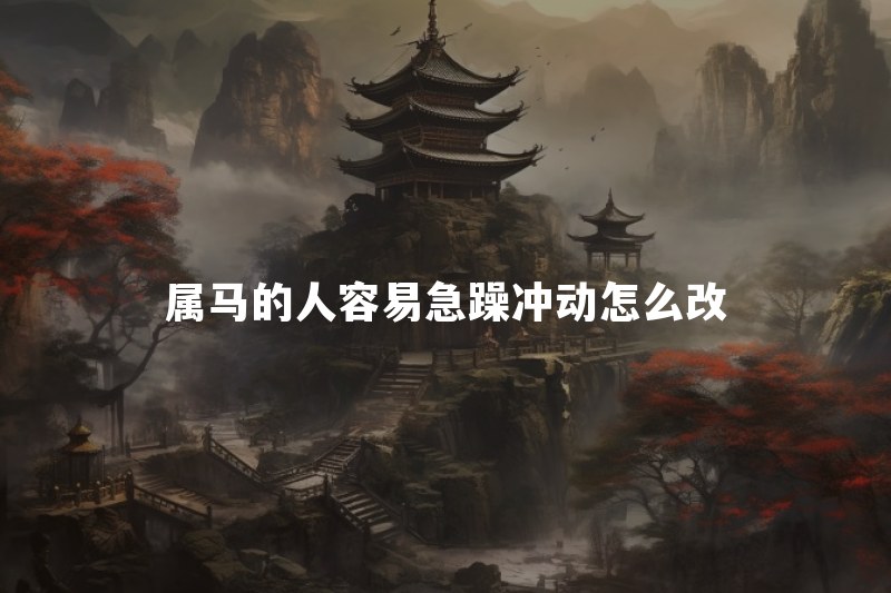 属马的人脾气是不是很暴躁？容易急躁冲动怎么改